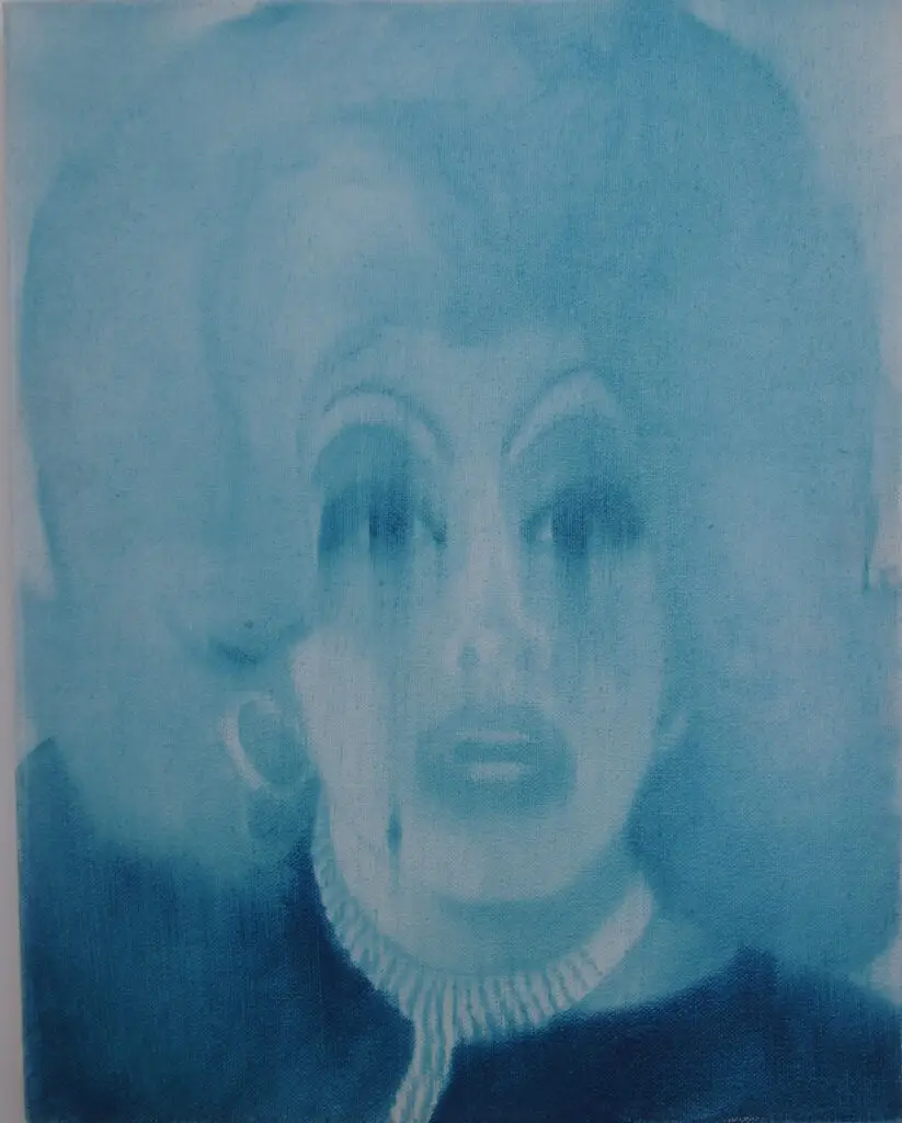 Peaches, oil on canvas by Alfonso Aguirre